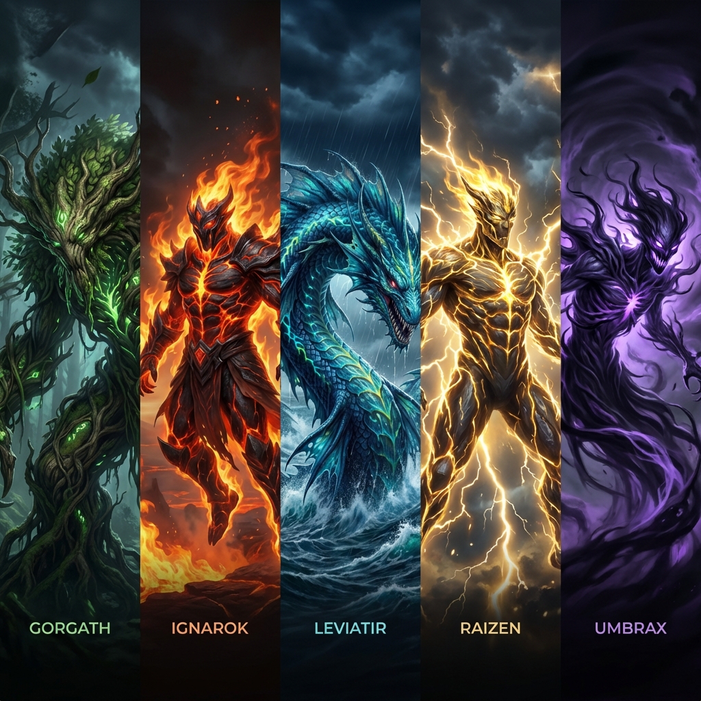 Convergência Elemental Background